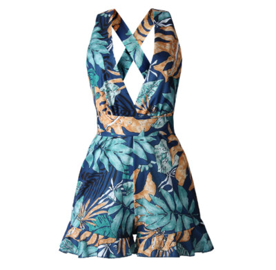 Μοντέρνες γυναικείες φόρμες με βαθύ λαιμόκοψη σε δύο χρώματα