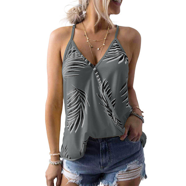 Modern női jumpsuit V-nyakkal és vékony pántokkal, három színben