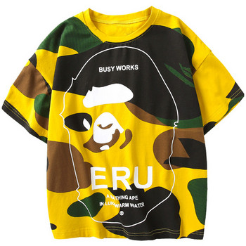 Модерна детска тениска в три цвята за момчета