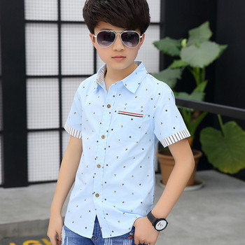 Κομψό παιδικό πουκάμισο για αγόρια σε τρία χρώματα