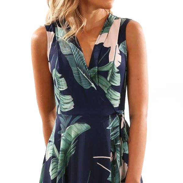 Rochie de dama eleganta model asimetric cu motto florale