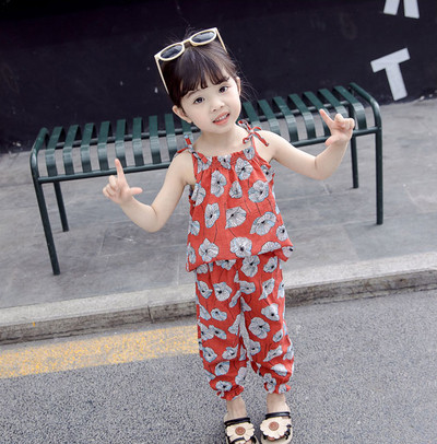 Set pentru copii în roșu și galben - pentru fete