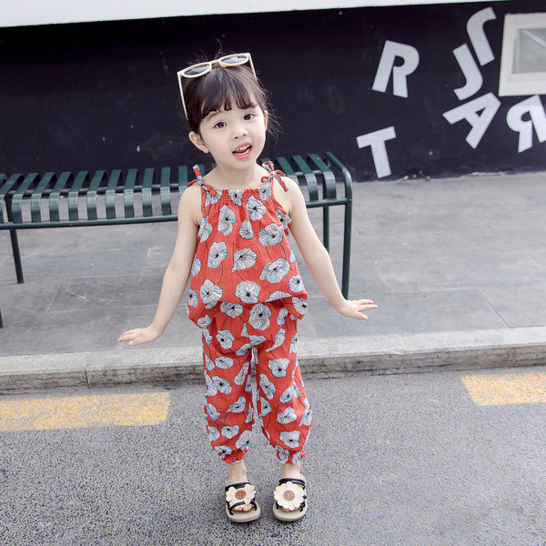 Set pentru copii în roșu și galben - pentru fete