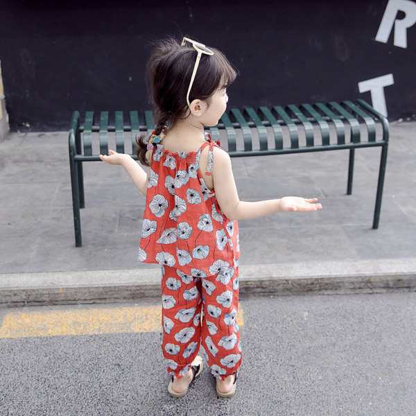 Set pentru copii în roșu și galben - pentru fete