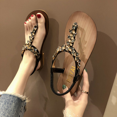 Sandale dama cu pietre colorate