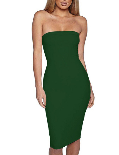 Μοντέρνο μοντέλο γυναικείο φόρεμα σε τρία χρώματα