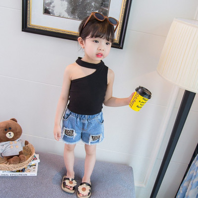 Modern, fekete-fehér gyerekcipő lányoknak