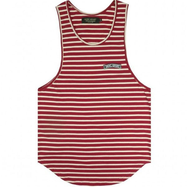 Férfi csíkos felső négy színben aszimmetrikus modell