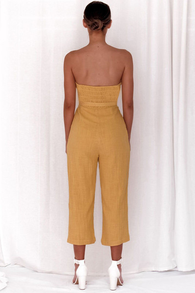 Salopeta casual dama fara bretele cu cravata