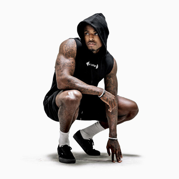 Αθλητικό ανδρικό αμάνικο μπλουζάκι σε διάφορα χρώματα με κουκούλα