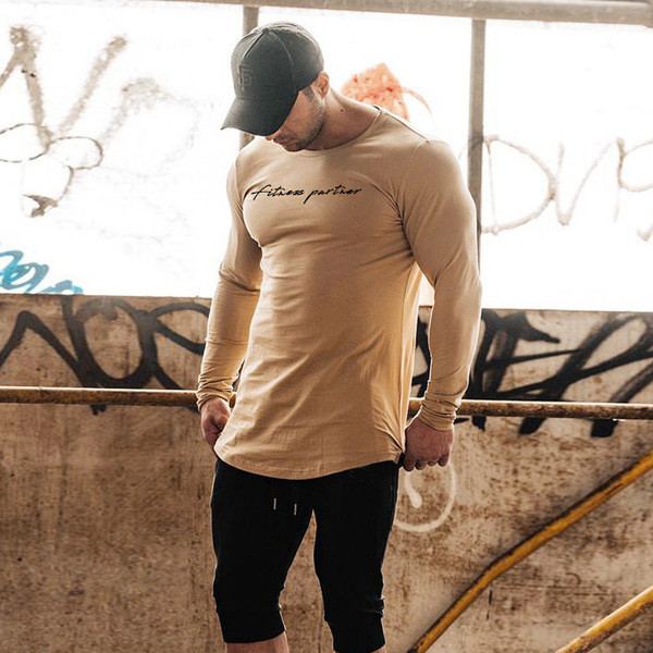 Modern, hosszú ujjú férfi blúz két színben, felirattal