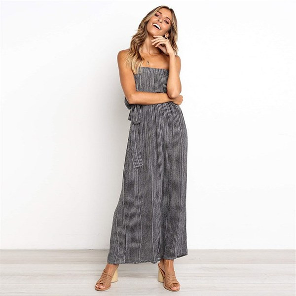 Salopeta de dama moderna fara bretele in doua culori