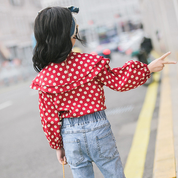 Stílusos hosszú ujjú gyermeking lányoknak