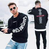 Bluză bărbătească modernă în trei culori cu inscripții