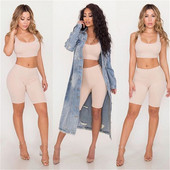 Aktuális női szett - felső és rövidnadrág több színben