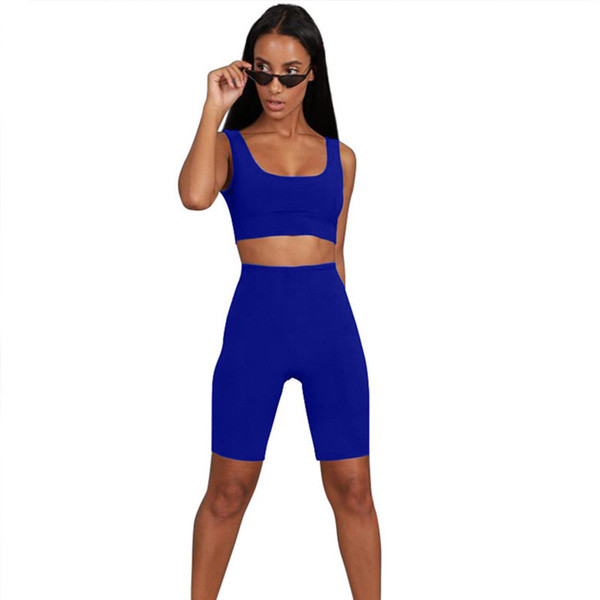 Aktuális női szett - felső és rövidnadrág több színben