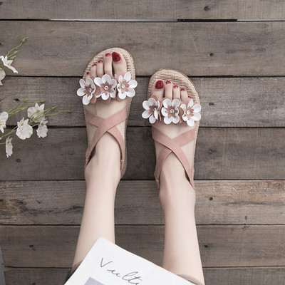 Elasztikus és 3D elemes női szandál két színben