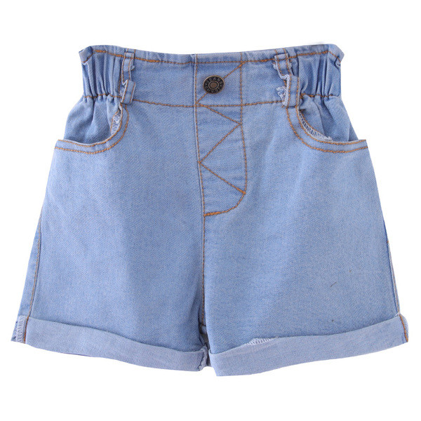 Blugi scurti moderni pentru copii cu buzunare-pentru fete