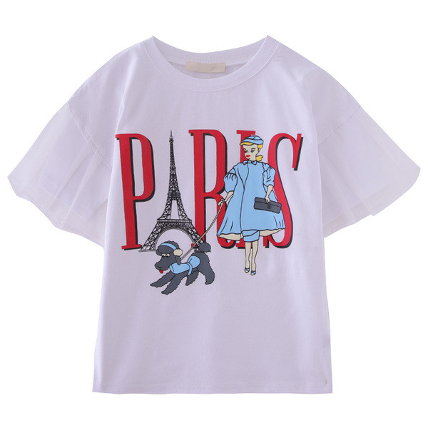 Aktuális fehér színű gyerek póló lányoknak