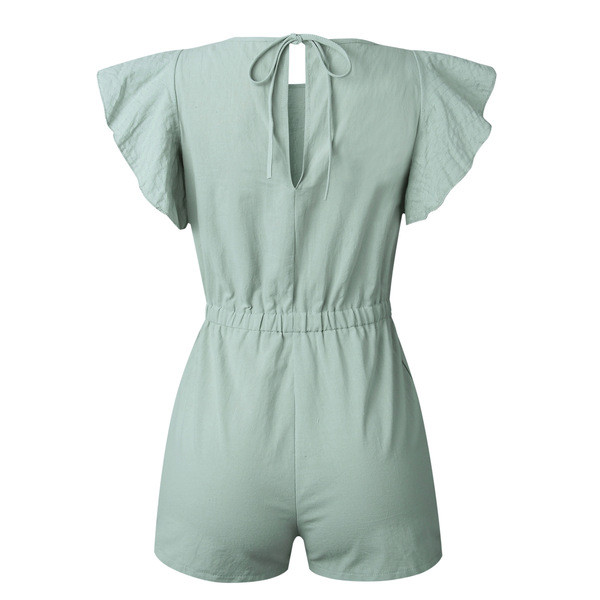 Καθημερινές γυναικείες φόρμες ν με λαιμόκοψη και κορδόνια