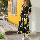 Női modern ruha hosszú modell színes rátéttel