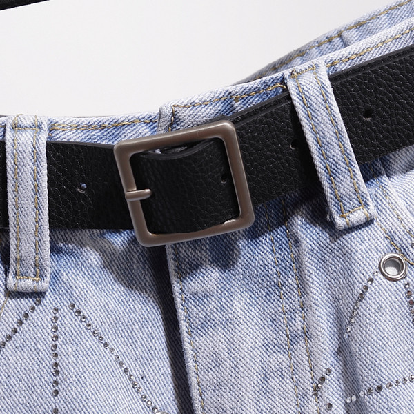 Stílusos női rövidnadrág kék színben