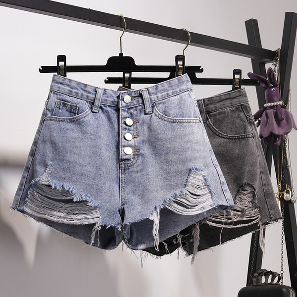 Pantaloni scurti eleganti de dama cu motiv rupt in doua culori