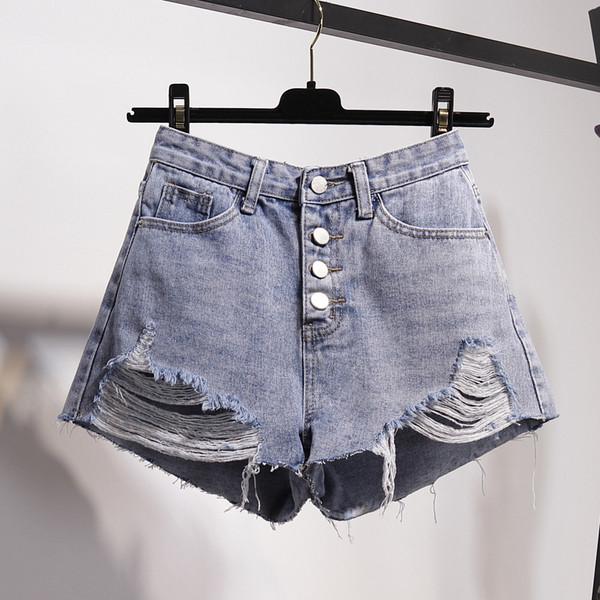 Pantaloni scurti eleganti de dama cu motiv rupt in doua culori