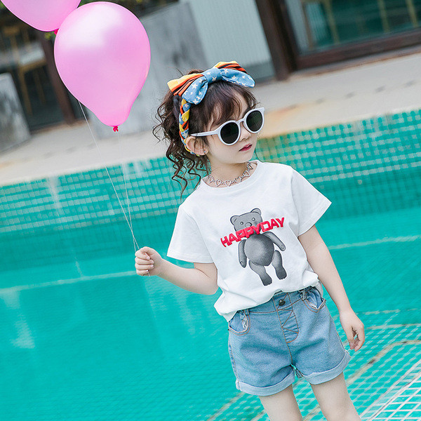 Napi gyerek póló két színben lányoknak