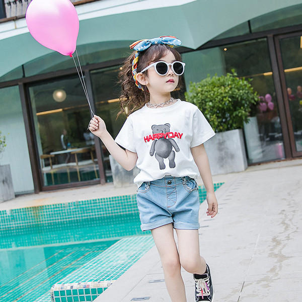 Napi gyerek póló két színben lányoknak