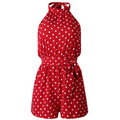 Női alkalmi kombiné több színben pöttyökben