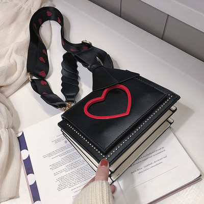 Öko bőrből készült modern női táska három színben, hosszú fogantyúval