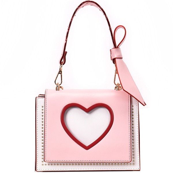 Öko bőrből készült modern női táska három színben, hosszú fogantyúval