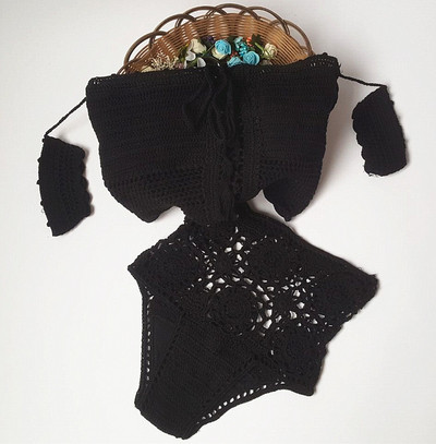 Μοντέρνο γυναικείο μαγιό  με υψηλή μέση σε διάφορα χρώματα