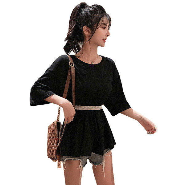 Alkalmi női blúz rövid ujjal, két színben kövekkel