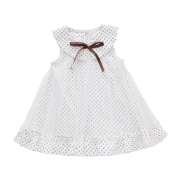 Modern gyerekruha fehér színben, szalaggal