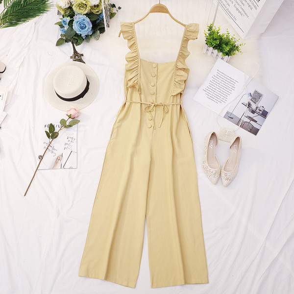 Salopeta de dama eleganta in mai multe culori cu nasturi si cravata