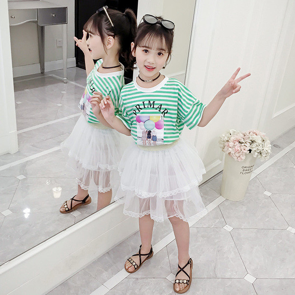 Gyerek modern szett lányoknak két színben, két részben