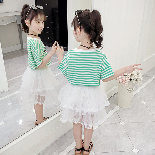 Gyerek modern szett lányoknak két színben, két részben