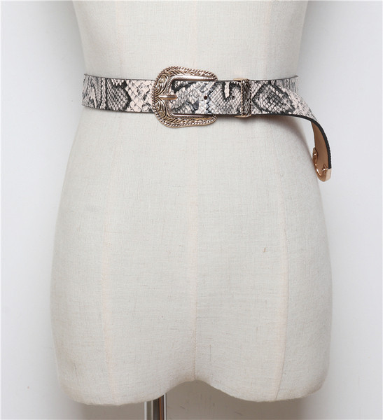 Korszerű női műbőr öv több színben