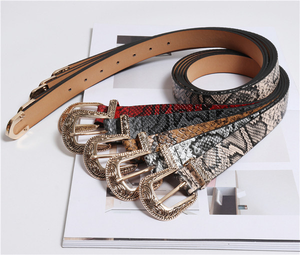 Korszerű női műbőr öv több színben