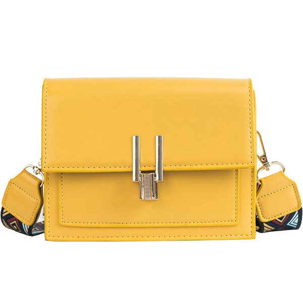 Eko bőrből készült stílusos női táska négy színben, hosszú színes fogantyúval