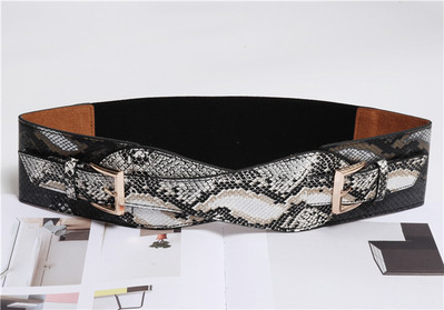 Széles női öv dupla rögzítéssel, különböző színekben