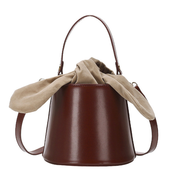 Modern női táska két színben, eco bőrből, rövid és hosszú füllel