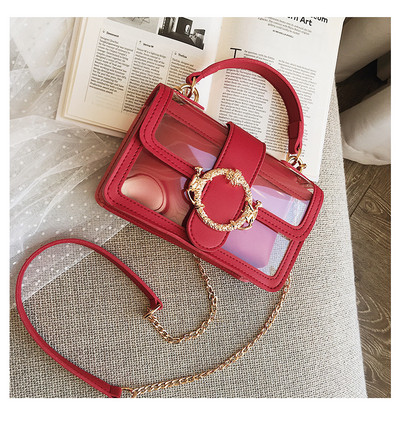 Stílusos női táska öt színben fém díszítéssel, rövid és hosszú füllel