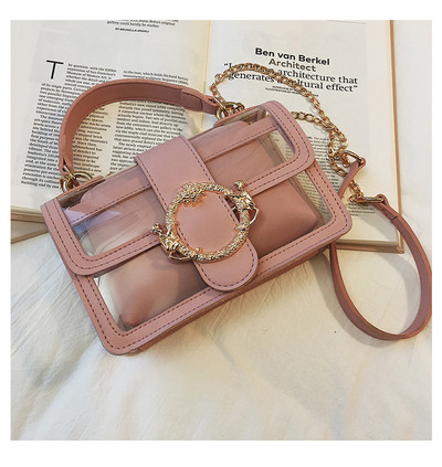 Stílusos női táska öt színben fém díszítéssel, rövid és hosszú füllel