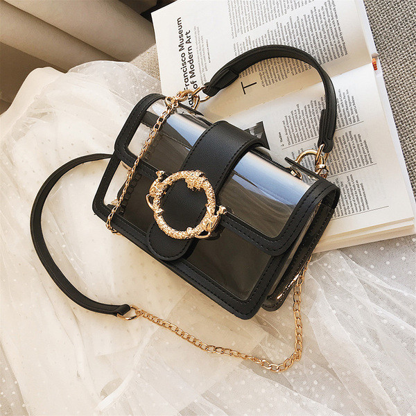 Stílusos női táska öt színben fém díszítéssel, rövid és hosszú füllel