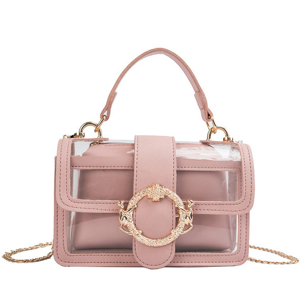 Stílusos női táska öt színben fém díszítéssel, rövid és hosszú füllel