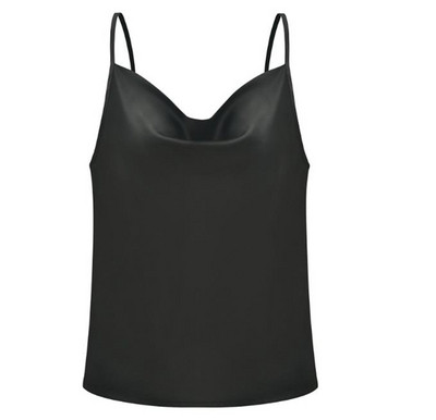 Stílusos női szatén felső, vékony pántokkal, többféle színben