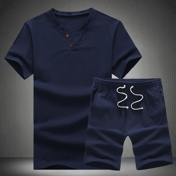 Αθλητικό-casual ανδρικό σετ σε διάφορα χρώματα